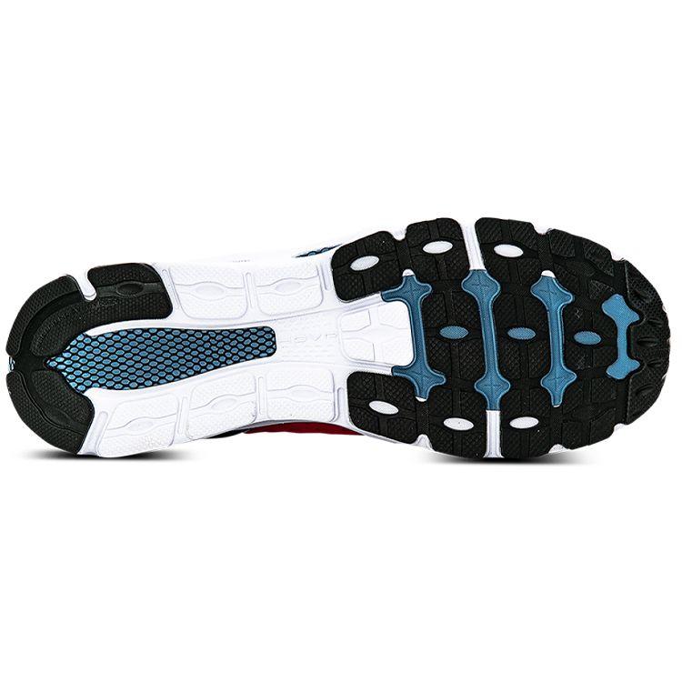 Under Armour Кроссовки унисекс с круглым носком, шнуровкой, из ткани, низкие, для бега, синие 3023633-401