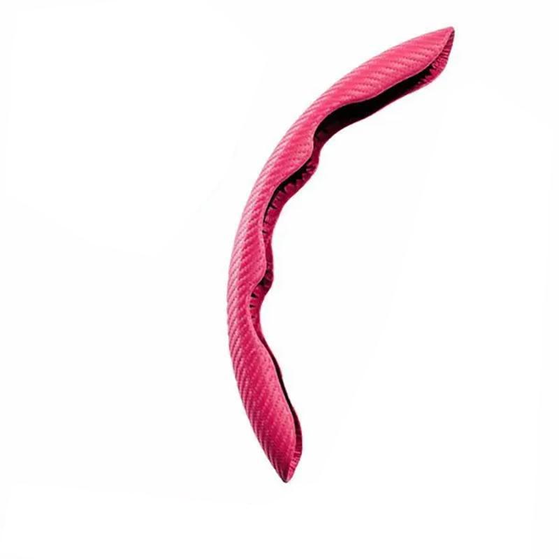 Новый замшевый чехол из углеродного волокна, автозапчасти, защитный противоскользящий чехол на руль, универсальная защита рулевого колеса автомобиля для автомобильных аксессуаров