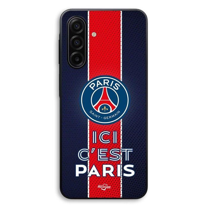 Coque Pour Samsung Galaxy A37 PSG logo ici c'est Paris Maniacase