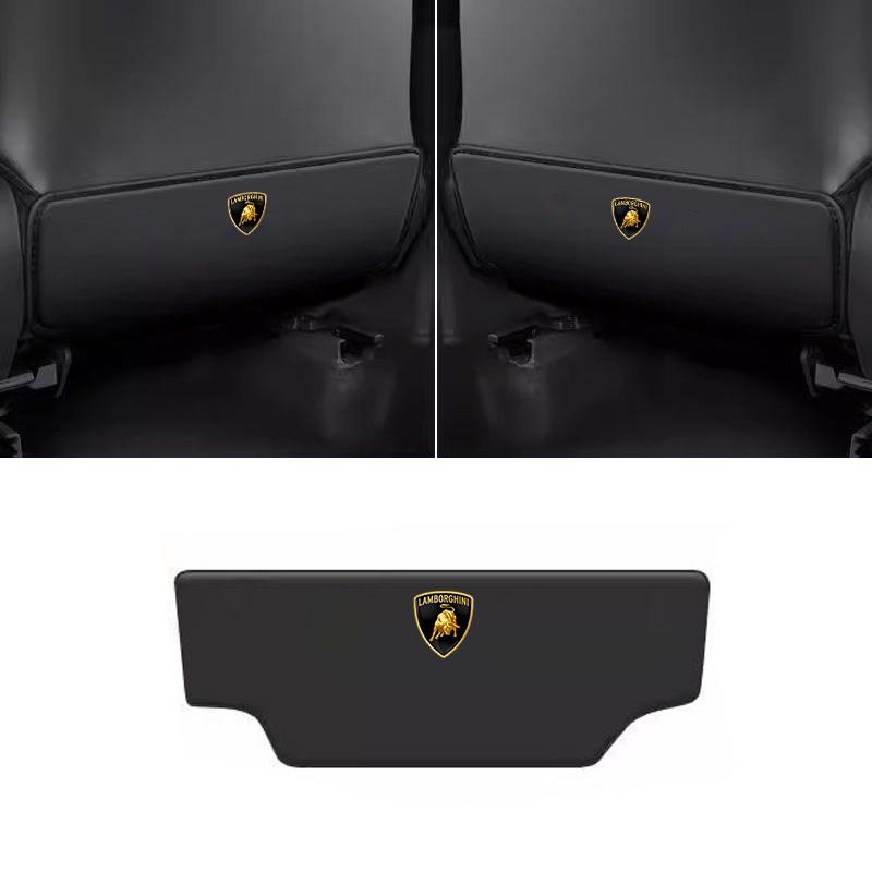 1pcs Car Seat Back Protector Mat Prevent Dirty Anti Kick Pad For Lamborghini LP570 LP610 Urus LP700 LP770 Gallardo Aventador