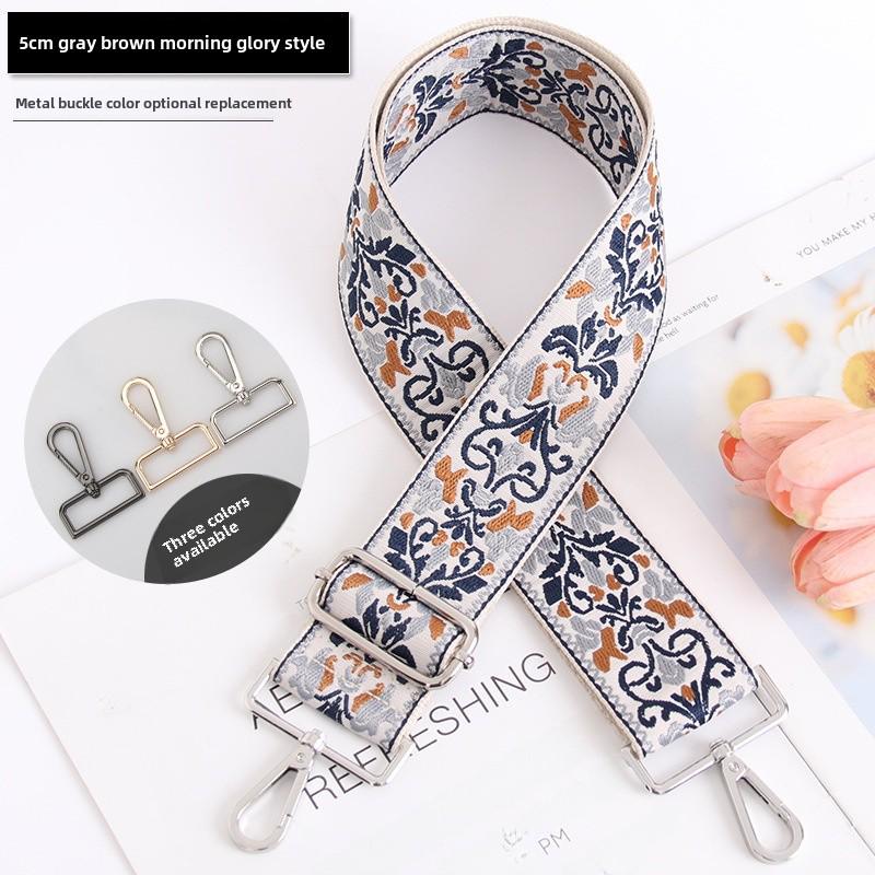 Ремень для сумки из бычьего рога шириной 5 см - регулируемый плечевой ремень для женских сумок