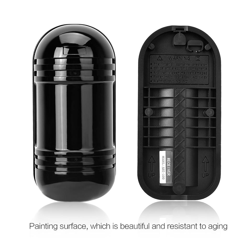 Invisible Beam Barrier Active Detection Digital Pulse Infrared Sensor 100m IR Alarm