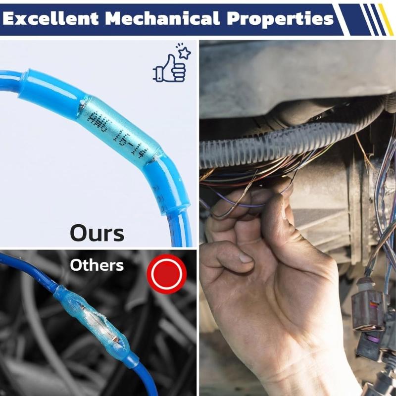 Quickly Install Waterproofed Electrical Terminals Insulated Splices for Outdoor Electrical Connection and DIY Projects