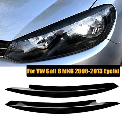 Веко для Volkswagen VW Golf 6 MK6 GTI GTR 2008-2013, передняя фара, крышка для бровей, наклейка на крышку глаза, автомобильные аксессуары