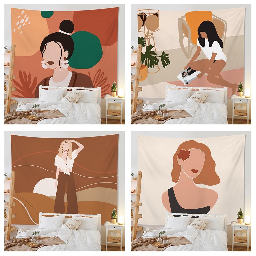 Домашний декор Моранди гобелен фон для комнаты гостиная спальня настенный фон настенная скатерть