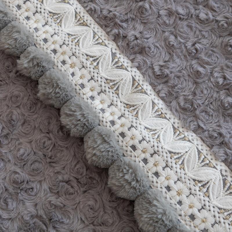 Cream Wind Plush Sofa Cushion, Universal In All Seasons, Non-Slip Seat Cushion, Light French All-Inclusive Leather, Sofa Cover, Towel Cover Cloth