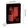50 Love You Neon Парные открытки Английская версия Интерактивные игровые карточки