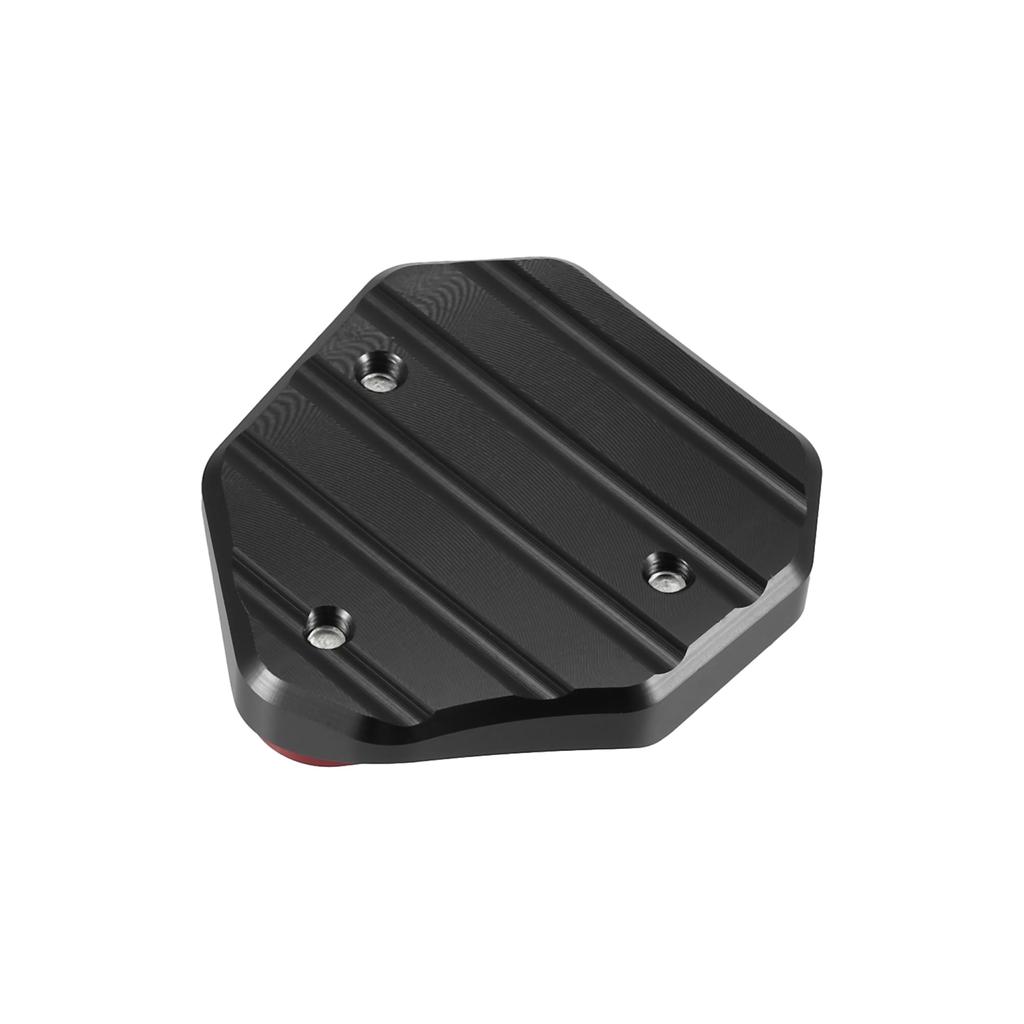 X AUTOHAUX Расширитель подножки мотоцикла Увеличительная пластина Support de béquille latérale для Honda CB1300 2020-2023 (Черный Красный)