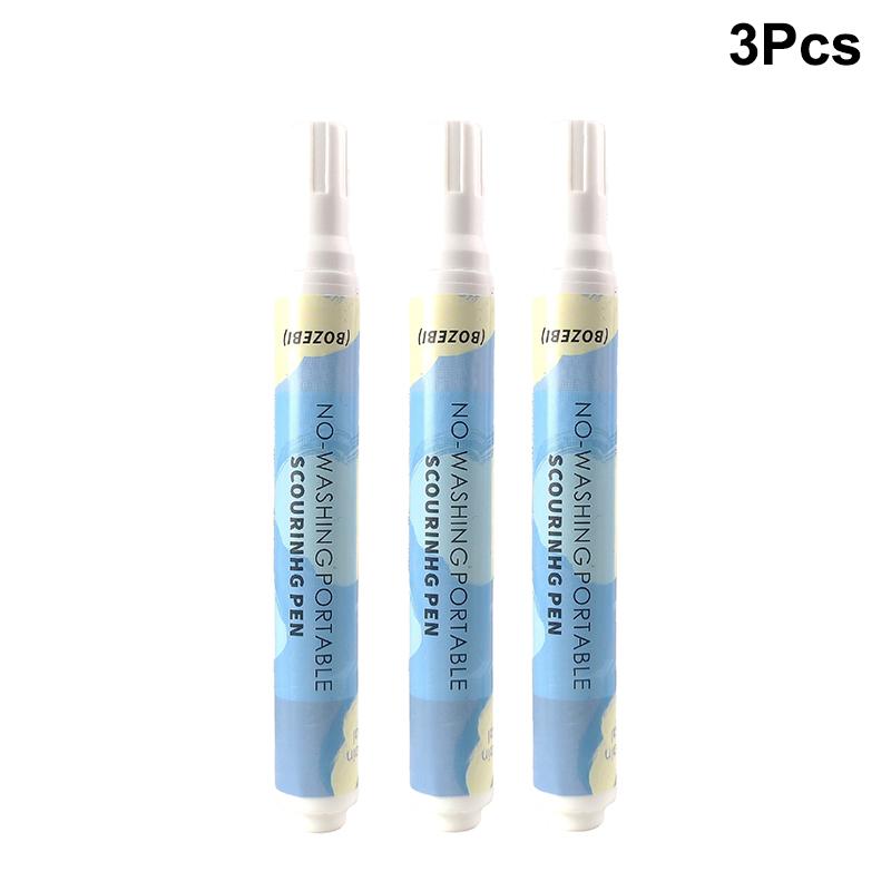 1/3/5Pcs 10Ml Instant Stain Cleaner Decontamination Pen Clothes Cleaning Brush Portable Travel-Friendly Works On Food Drink Spot
