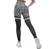 Leopard Patterned Peach Buttocks Fitness Pants for Women's Outerwear Sports High Waist Tight Lifting Hip Yoga Pants