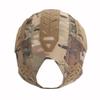Team Wendy‑Style Tactical Helmet Cover, Hook‑Loop Panels Quick‑Detach Stretch Mesh Helmet Cloth for Airsoft Wargame