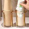 1pc Luxury Disposable Cup Storage Holder Water Tea Cups Dispenser Rack Shelf with Longer Stick Mug Display Stand Home Organizer