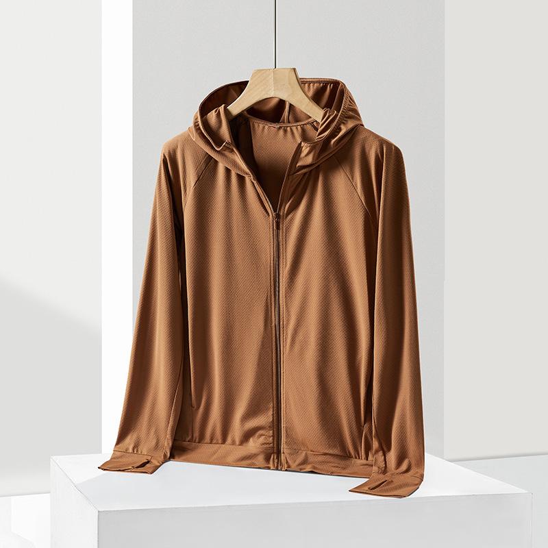sunscreen clothing men's and women's summer breathable outdoor sunscreen clothing upf10 multi-color optional summer jacket