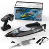 Радиоуправляемая лодка 2,4 ГГц 30 км/ч Высокоскоростной радиоуправляемый катер Защита водяного охлаждения Напоминание о низком заряде
