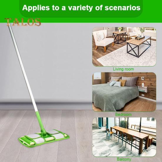 Многоразовая сменная накладка для швабры из микрофибры, высоко впитывающая, быстросохнущая, простая в установке, сменная насадка для швабры для пола, сменная насадка для подметальной машины Swiffer