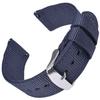 18/20/22mm With Steel Metal Needle Buckle Canvas Watch Strap Outdoor Sports Strap Nylon Watch Band