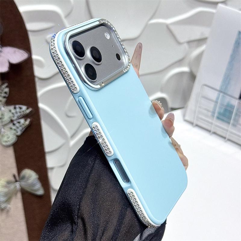 Женский роскошный блестящий чехол для телефона со стразами для iPhone 11 12 13 14 15 16 17 Pro Max Ударопрочный защитный чехол