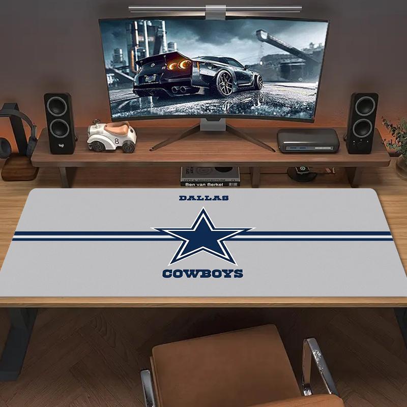 Dallas Cowboys Mouse Pad Large Gaming Table Cushion Nonslip Laptop Tablet Big Mousepad Xxl Mat Mini Pc Playmat With Lock Edge