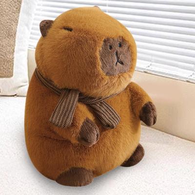 Очаровательная плюшевая игрушка капибара в подарок любителям животных