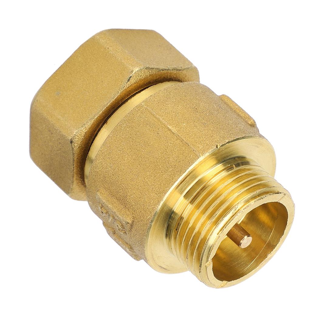Check Valve Brass Material 1‑Way Streamline Water Meter Thread Reflux Control Tool DN20x25