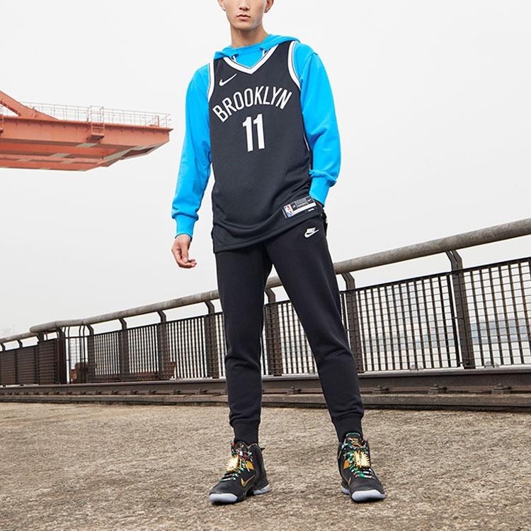 Мужская ретро-баскетбольная майка/жилет Nike NBA SW Fan Edition Brooklyn Nets Kyrie Irving №. 11 Черный DB3563-018