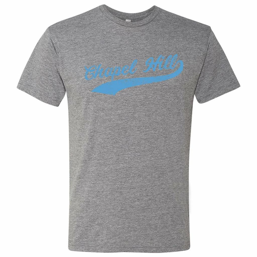 Chapel Hill City Baseball Script - Pride Triblend T Shirt - Premium Heather