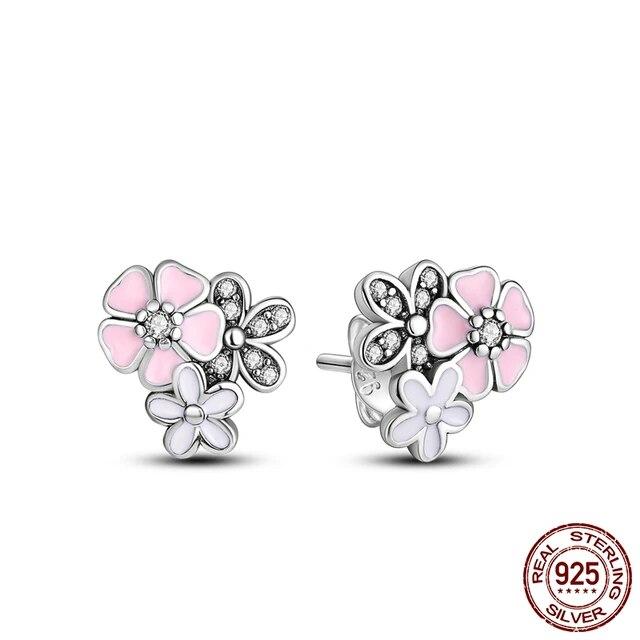 Новый дизайн, серьги-гвоздики со звездами и крыльями, серьги-кольца для женщин, подруги, жены, серебро 925, ювелирные изделия, подарок, серьги-капли