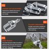 Heavy Duty Wire Tightener Silver Electric Fence Tightener New Wire Buckle  Farm