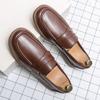 Elegant New Men's Loafers Soft Soles Comfortable Office Business Work Shoes Daily Commuting Men's Driving Shoes Anti Slip