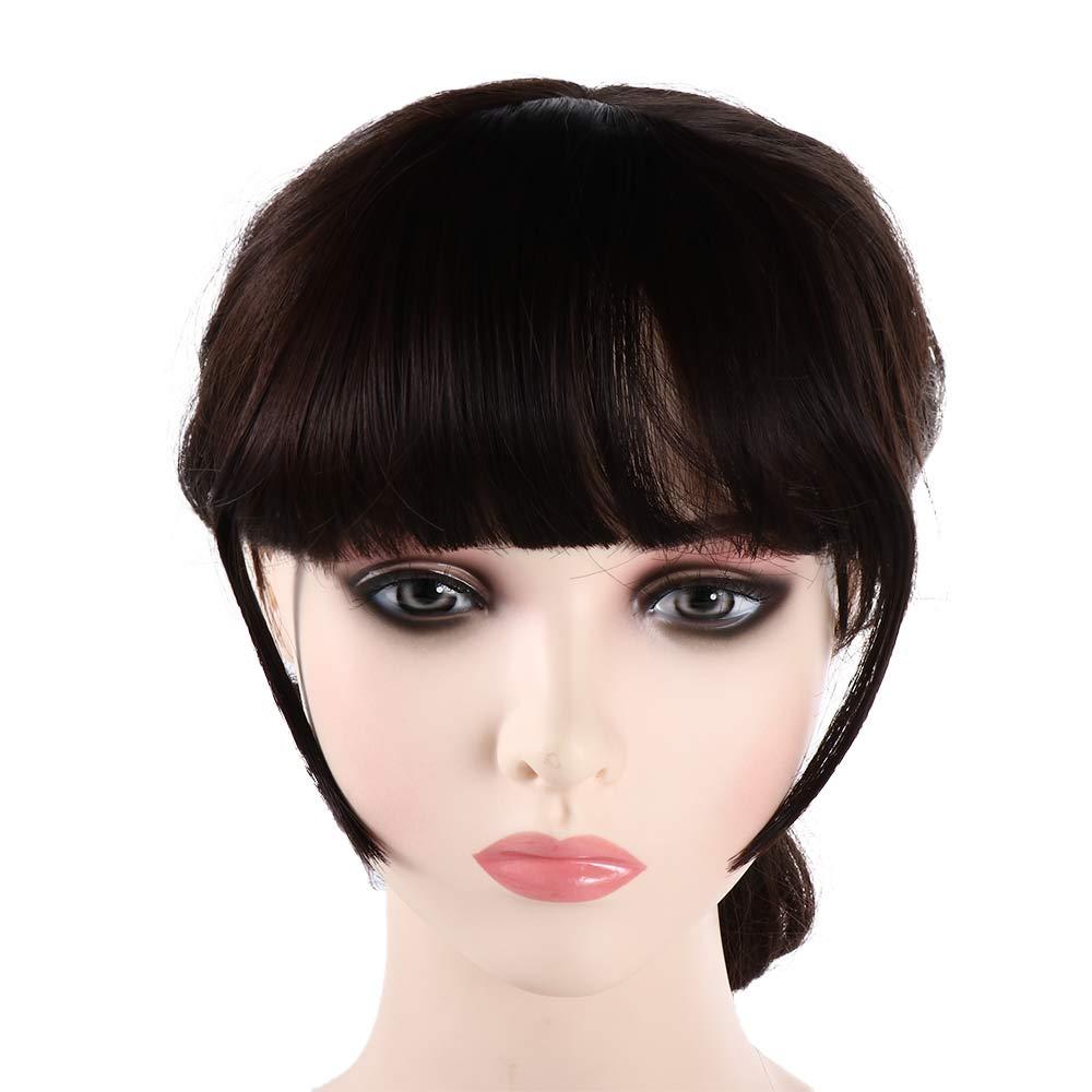 Invisible Hair Styling for Women Hair Extension Fringe Hairpieces Air Bangs Synthetic False Hair