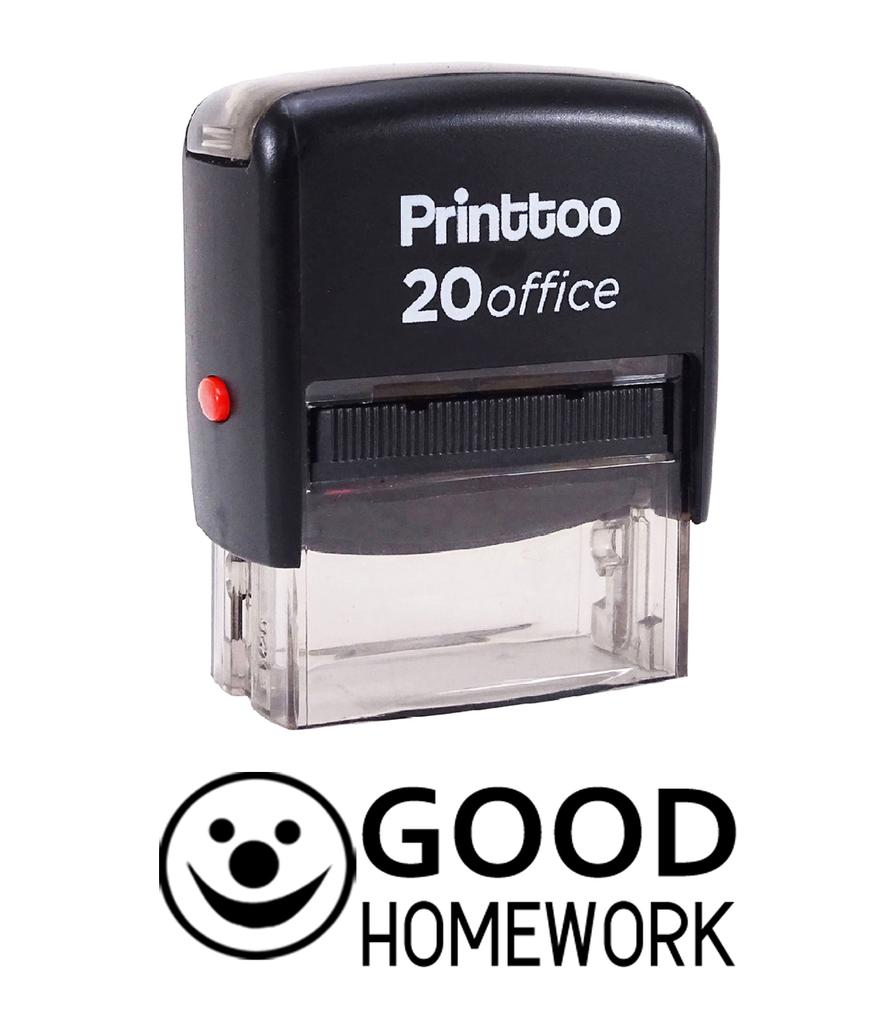 Printtoo ХОРОШАЯ ДОМАШНЯЯ РАБОТА Самостоятельно красящая резиновая печать Офисная стационарная на заказ