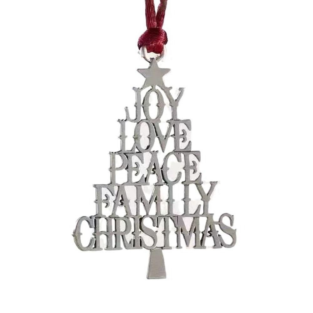 Santa Claus Solid Pewter Christmas Tree Ornament Gnomes Christmas Decorations  DIY