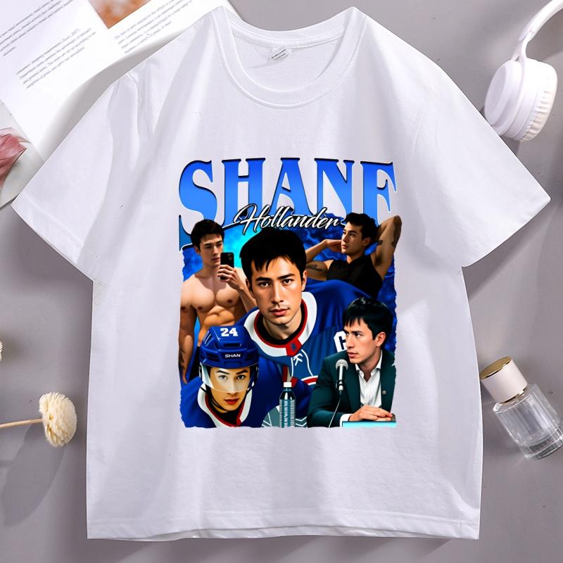 Connor Storrie Ilya Rozanov 90s Graphic T Shirts Hirt Heated Rivalry TV Series Hockey Tops Fashion Harajuku Kawaii T-shirt