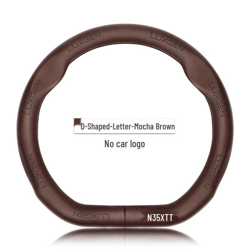 Чехол на руль из натуральной кожи Luxgen - Универсальная посадка для моделей U6, Big 7, S5, U5, 7MPV, Na 5, Rui 3