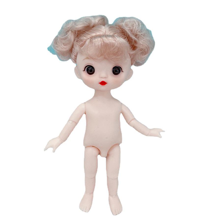 8-дюймовая 17-сантиметровая голая BJD-кукла с 3D-реалистичными глазами, 13 шарнирами, макияжем, вариантами нарядов