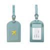 Simple Luggage Tag Leather Travel Sets Couple Passport Cover