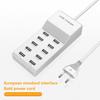 Многофункциональное зарядное устройство 10-в-1 с USB-портами, 5 В, Power Bank для мобильного телефона, Универсальная быстрая зарядка, Широкая совместимость для США, ЕС