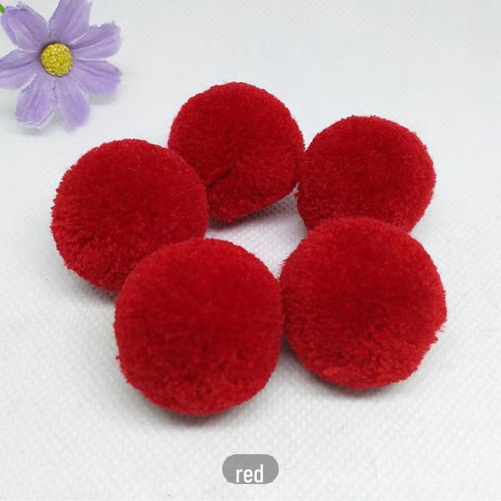 2-5 см шарик из шерсти цвета кашемира для самостоятельного изготовления подвески для одежды, набор материалов