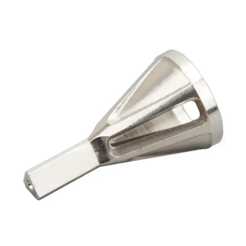 1/2 шт. Инструменты для снятия заусенцев с шин, нержавеющая сталь, инструмент для снятия внешней фаски, сверло для удаления заусенцев, серебряный инструмент для ремонта мотоцикла и автомобиля