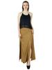 Bimba Women Rayon Maxi Skirt with Long 2 Slits