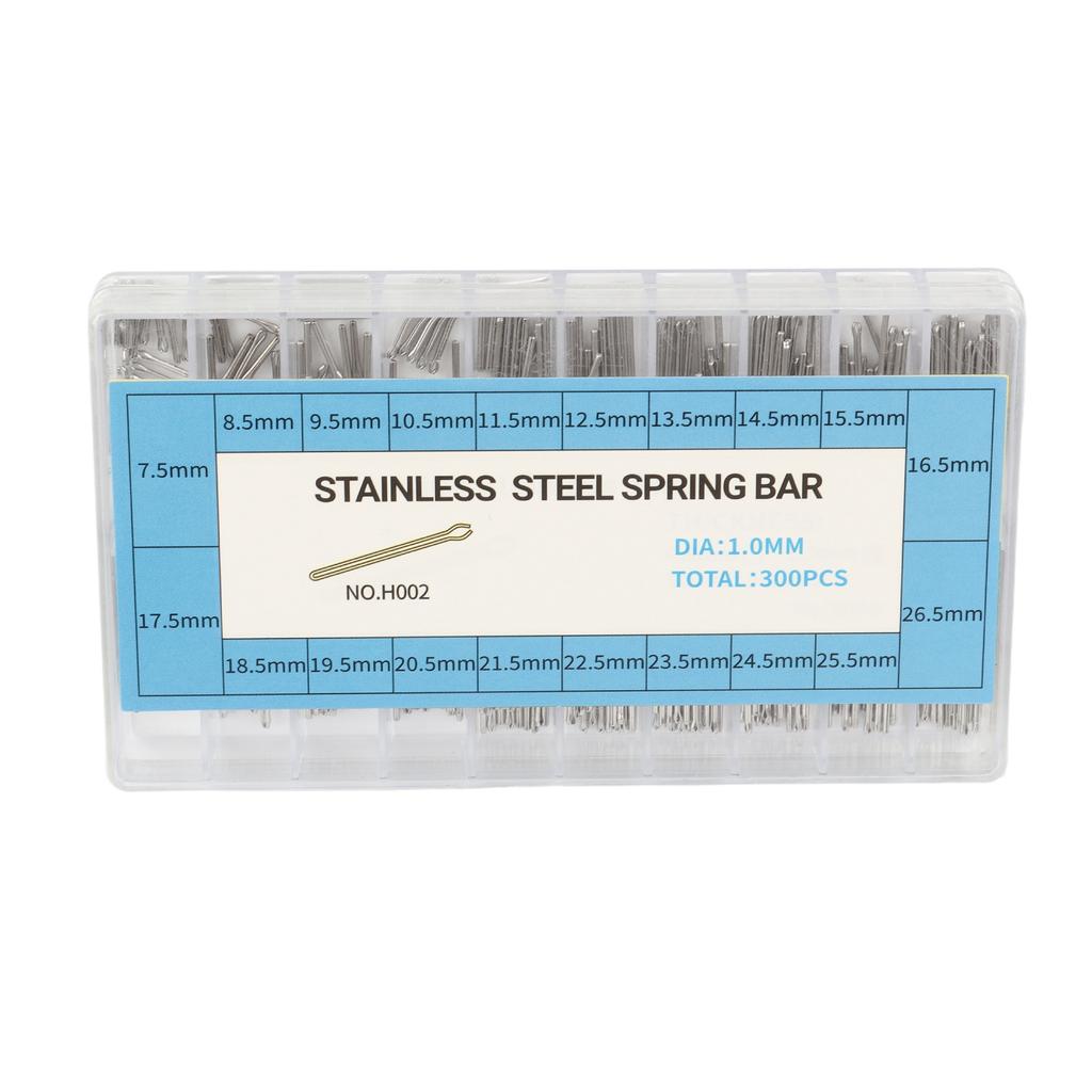 1.0mm Split Pins Bars Wristwatch Strap Split Pins 304 Stainless Steel Watch Parts 7.5mm‑26.5mm