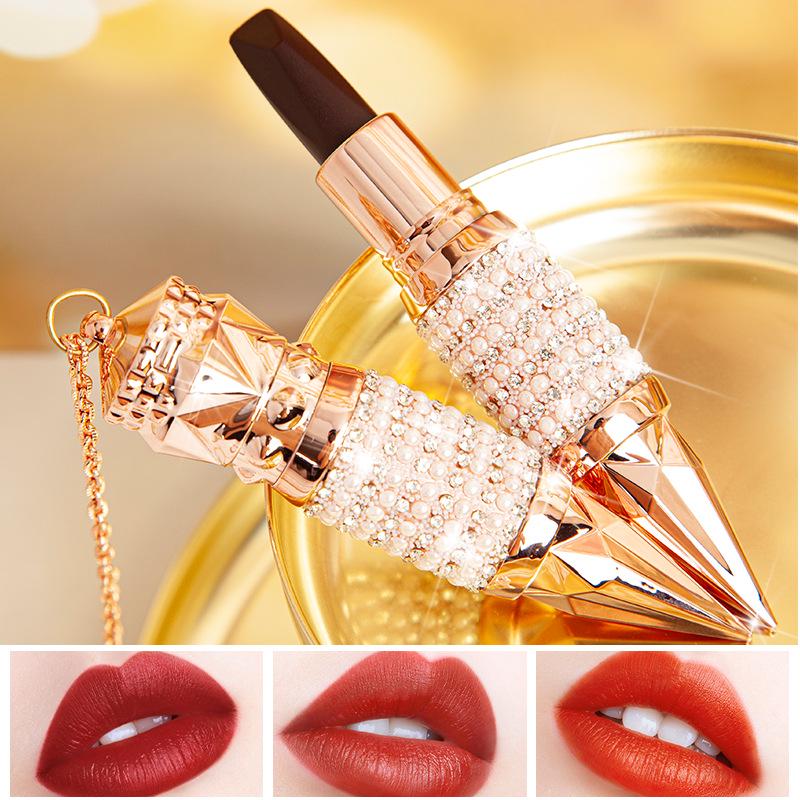 Mark Andy Королевский Скипетр Трехцветная Стойкая Матовая Помада - Цвет Кои