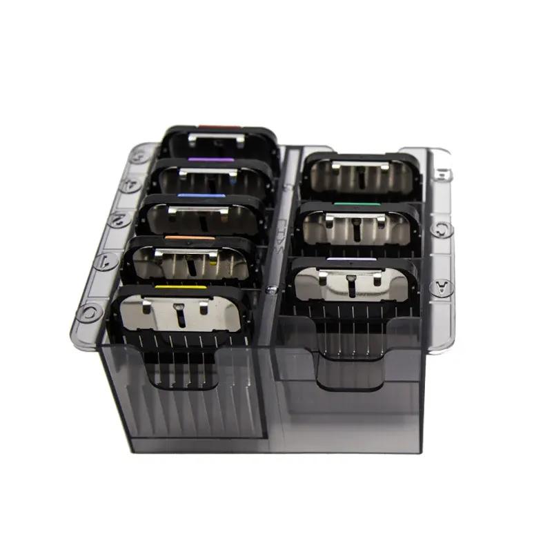 8 Piece Stainless Steel Pet Grooming Comb Attachment Set Suitable for A5 Type Knives Adapters Animal Limit Comb for Grooming