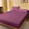 1 Piece Of Solid Matte Bedsheet, Purple Bedspread For Bedroom, Bedding (Excluding Pillowcases)