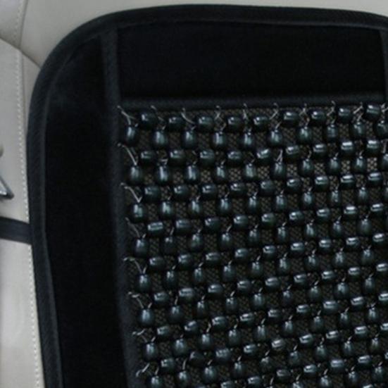 Подушка для автомобильного сиденья с деревянными бусинами, дышащая летняя охлаждающая подушка, комфортное массажное автомобильное сиденье