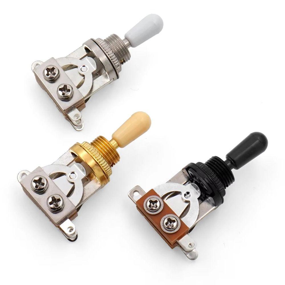 No Noise Electric Guitar Toggle Switch Stable Contact 3 Way Toggle Switch  Guitar Tone Control