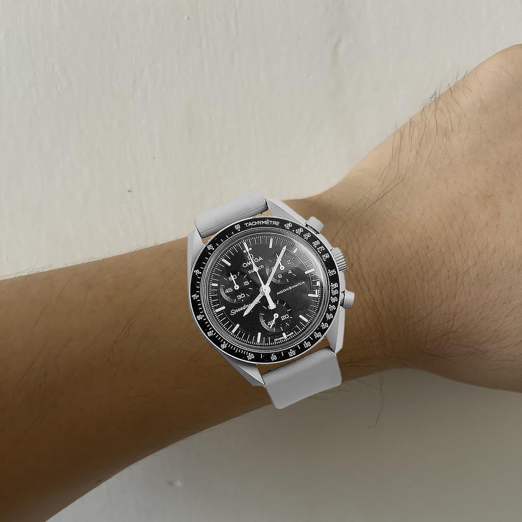 Ремешок для часов 20 мм для и Легко заменяемый ремешок для и Унисекс ремешок для часов [Ylfcly] Omega, Swatch, Moonswatch, Speedmaster, Nato®/Силикон Omega,