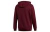 Adidas Originals Flock Sweatshirts Men's Dark Reddish Purple Hooded Moderate Regular DU8114