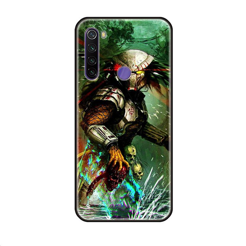 Чехлы для телефонов Depredador Alien для Xiaomi Redmi Note 6 7 8 9S 9Promax 6A 7A 8A 9A Pro 8T, мягкий черный ТПУ