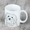 Bichon Bolognese, Bolo, Botoli, Bottolo - cup with a dog, cute cup with graphics, a gift with your photo from the Art-Dog brand